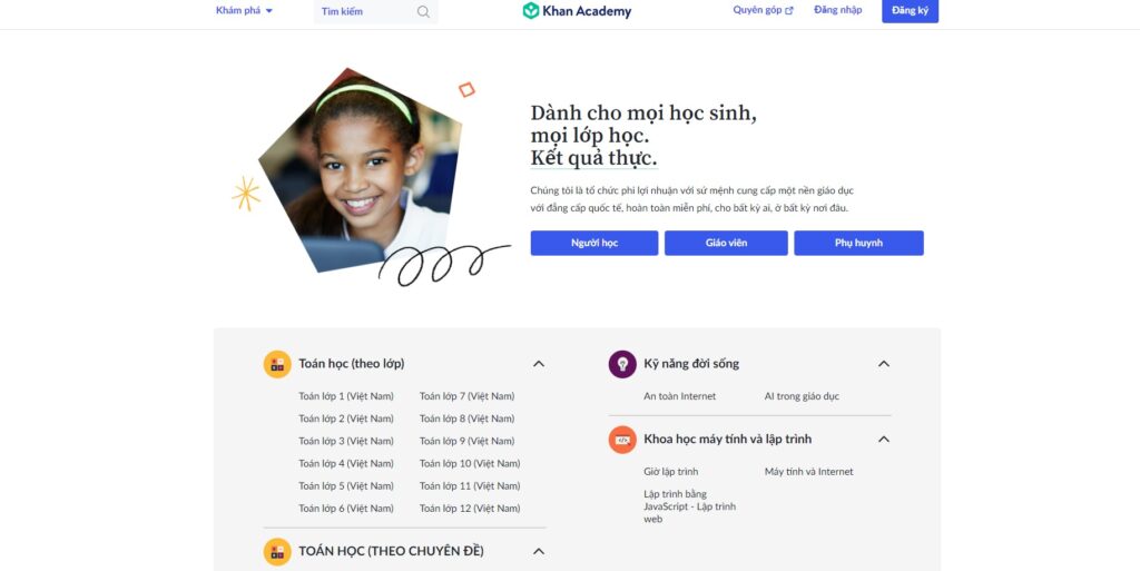 khóa học lập trình online tại Khan Academy hoàn toàn miễn phí