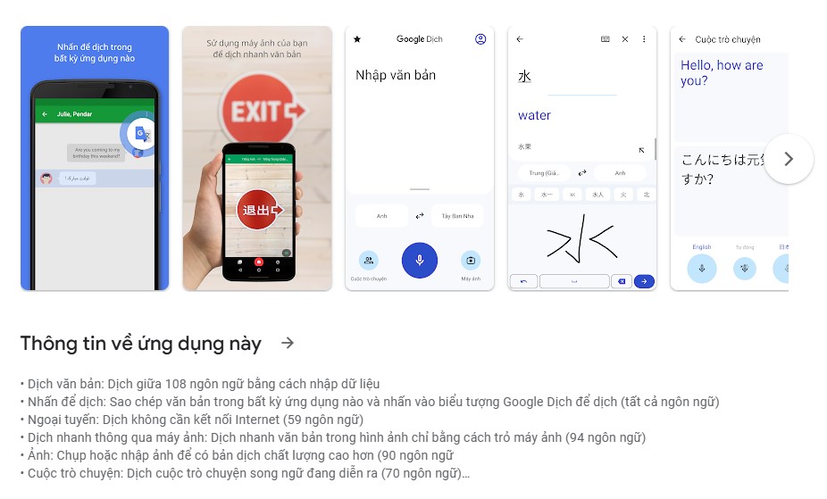 Google Dịch - Ứng Dụng Dịch Tiếng Anh Tốt Nhất