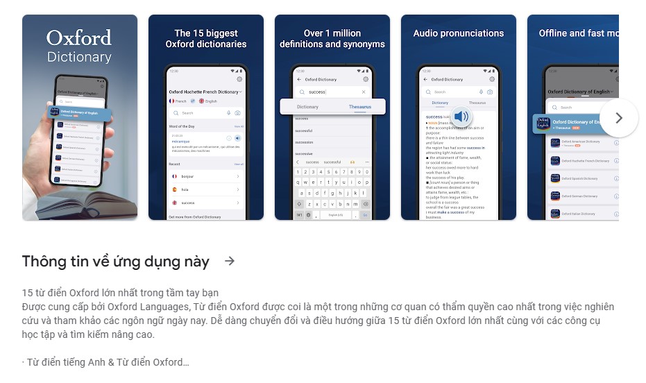 Oxford Dictionary of English - Từ Điển Tiếng Anh Uy Tín