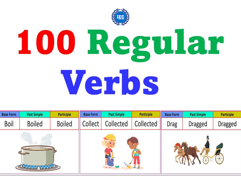 bảng động từ có quy tắc thường gặp trong tiếng anh