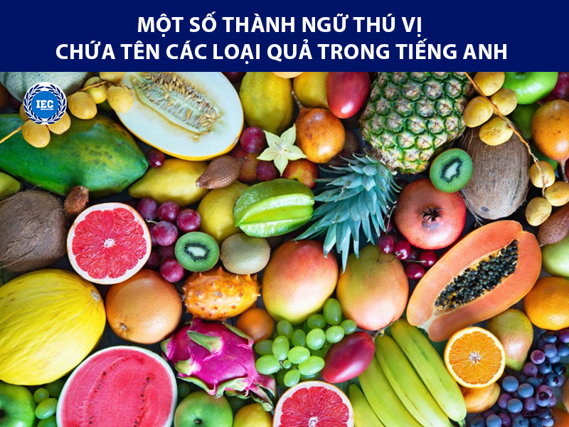 Một số thành ngữ thú vị chứa tên các loại quả trong tiếng Anh