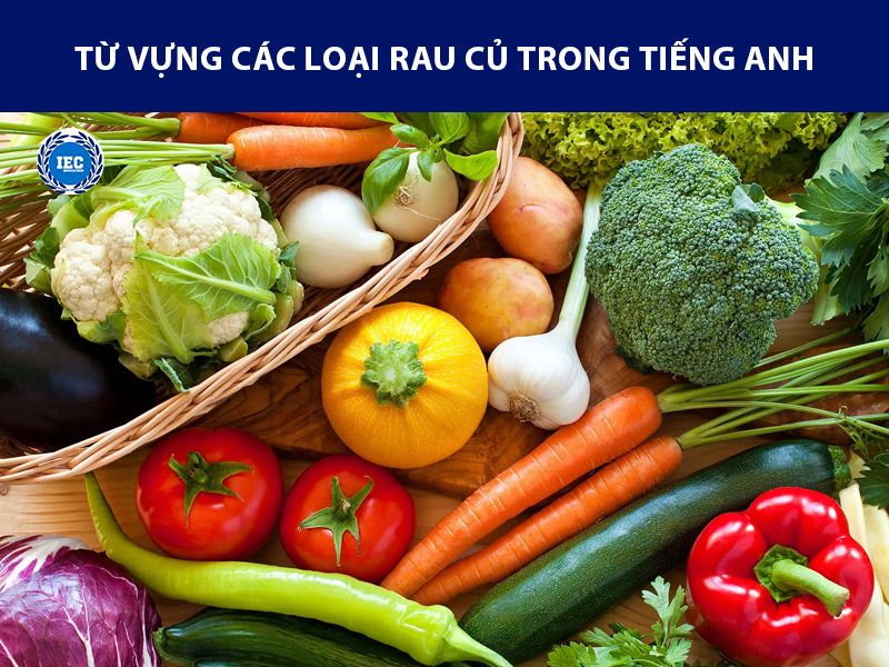 từ vựng các loại rau củ trong tiếng Anh