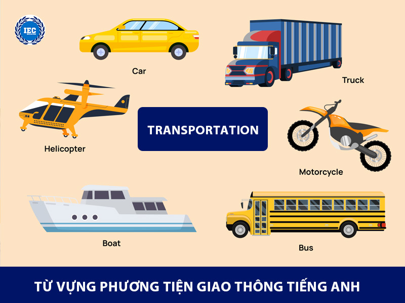 từ vựng phương tiện giao thông tiếng anh