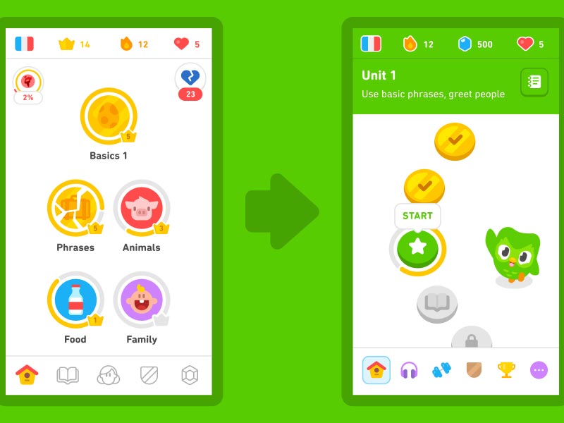 ứng dụng học từ vựng tiếng anh duolingo