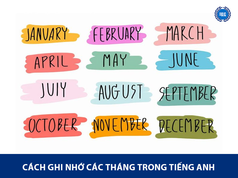 Cách Ghi Nhớ Các Tháng Trong Tiếng Anh
