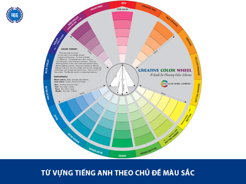 Từ Vựng Tiếng Anh Chủ Đề Màu Sắc