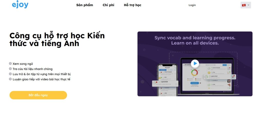 học tiếng anh với Ejoy-English.com