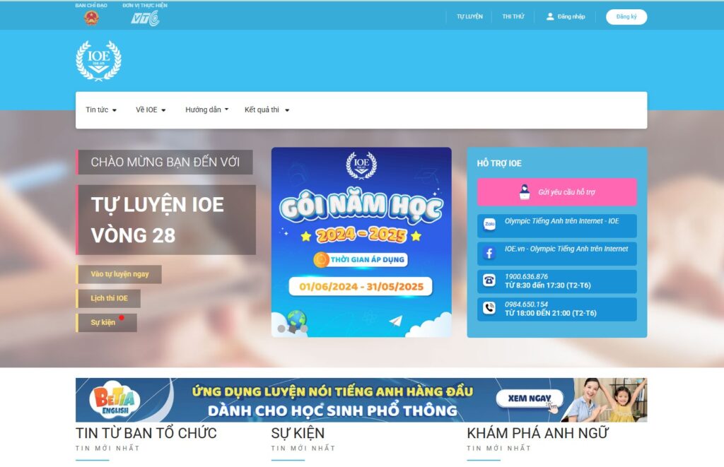 Cách Truy Cập Tính Năng “Làm Đề Tự Luyện”