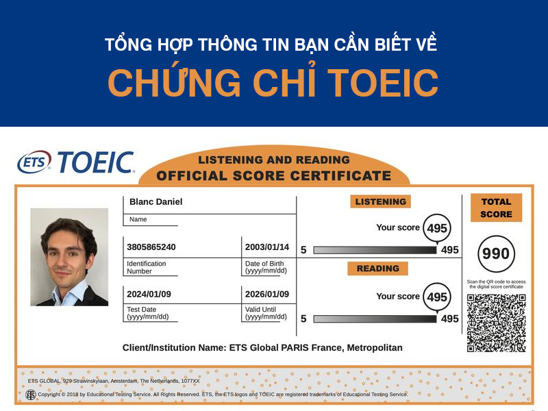 Tổng Hợp Thông Tin Bạn Cần Biết Về Chứng Chỉ TOEIC