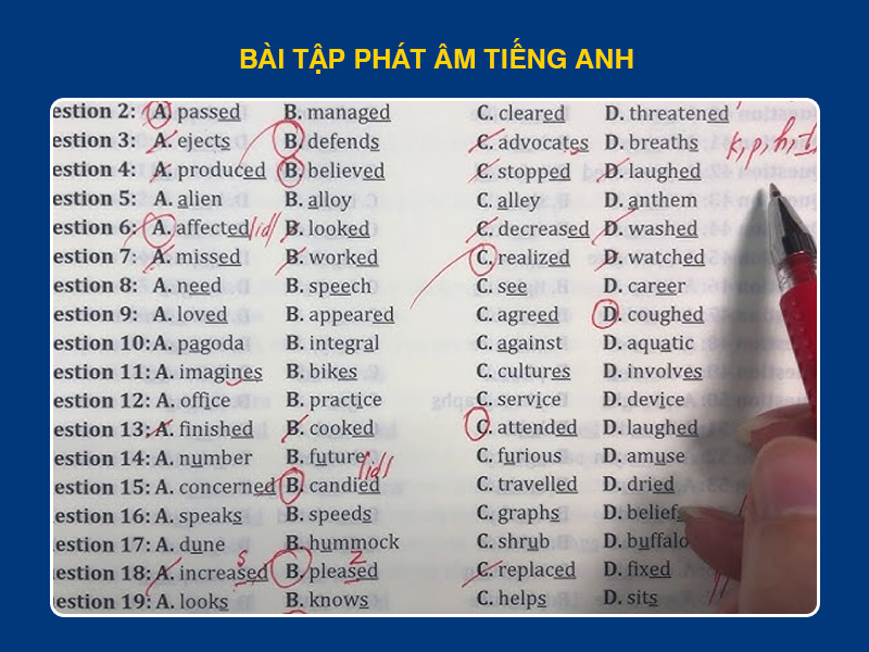 Bài Tập Phát Âm Tiếng Anh: Hướng Dẫn Chi Tiết Để Cải Thiện Kỹ Năng Phát Âm Của Bạn