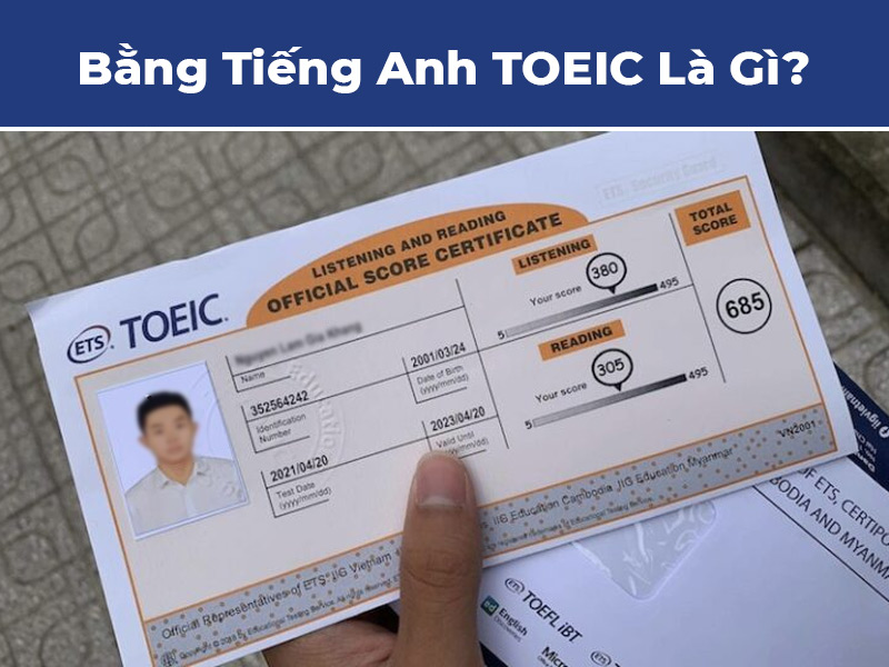 Bằng tiếng Anh TOEIC là gì?