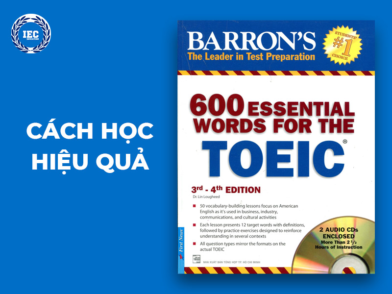 Cách học hiệu quả với 600 Essential Words for the TOEIC