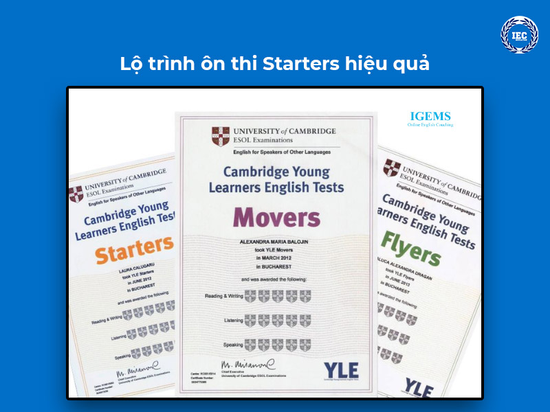 lo trinh on thi Starters